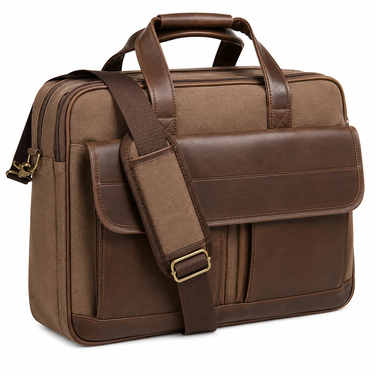 Herren Laptop-Tasche Klassisch Braun