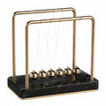 Newton Pendel Schreibtisch-Dekoration Gold Schwarz