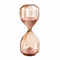 Roségoldene Sanduhr Glas Zeitmesser 30 Minuten